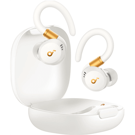 Anker Soundcore | Earbuds with Hook | Sport X20 | Bluetooth | ANC | White/Gold
