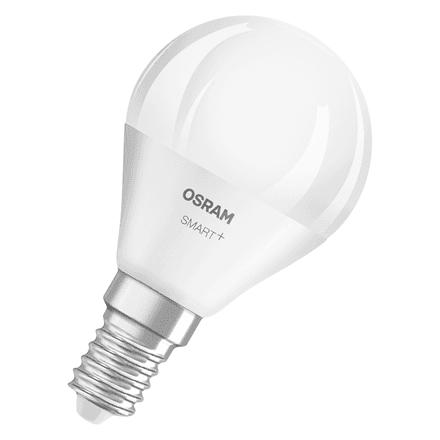 Osram SMART+ Matter Multicolor Classic P40 smart bulb, E14, 4.9 W, RGBW
