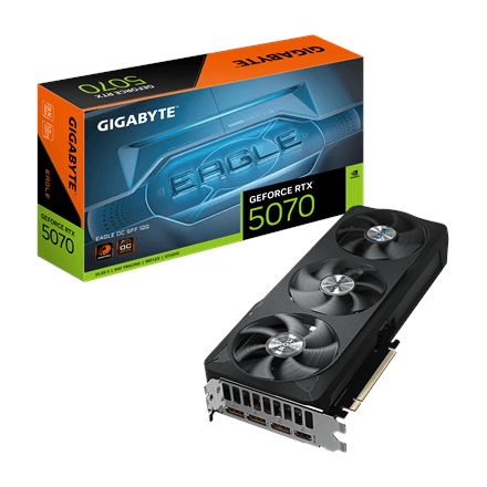 Gigabyte GeForce RTX 5070 EAGLE OC SFF 12G videokaart, 12 GB GDDR7