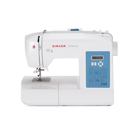 Arvutiga õmblusmasin Singer 6160 Brilliance, 60 pistet, valge
