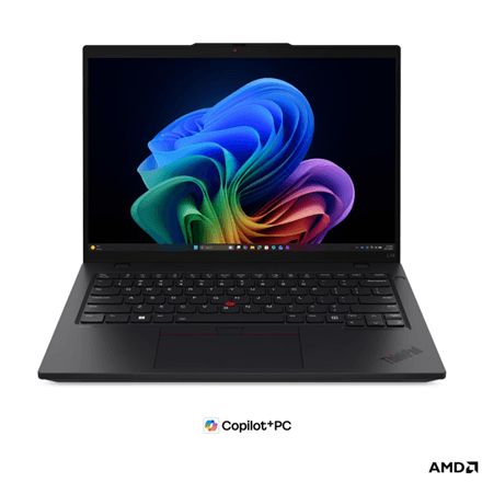 Lenovo ThinkPad L14 G7 AMD | Black | 14 " | IPS | WUXGA | 1920 x 1200 pixels | Anti-glare | AMD Ryzen AI 7 | 445 | 24 GB | SODIMM DDR5 | Solid-state drive capacity 512 GB | AMD Radeon 840M Graphics | Windows 11 Pro | 802.11be | Bluetooth version 5.4 | 4G upgradable | Keyboard language Nordic | Keyboard backlit | Warranty 36 month(s) | Battery warranty 12 month(s)