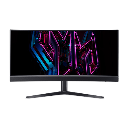 Acer Predator X34 F1 | 34 " | QD-OLED | 21:9 | 360 Hz | 0.03 ms | 3440 x 1440 pixels | 300 cd/m² | HDMI ports quantity 2
