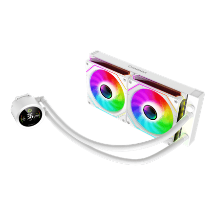Жидкостное охлаждение Gamemax ICEBURG 240 DIGITAL WH