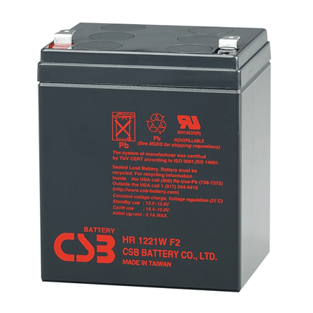 CSB Battery HR1221WF2 12 V Battery, 21 W