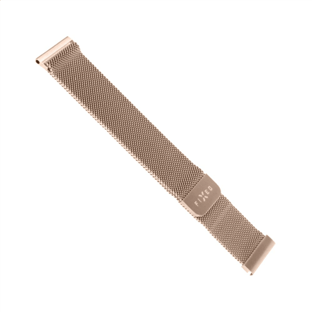 Fixed Mesh Strap with Quick Release, 18 mm, stainless steel