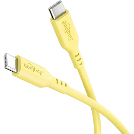 USB-kaabel Goobay 77742, USB-C, silikoon, 1,5 m