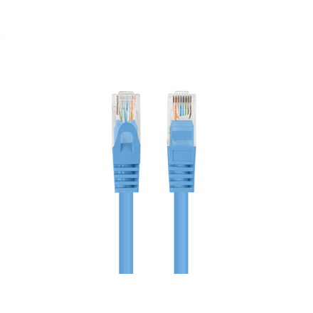 Lanberg CAT6 UTP patch cables, 0.25 m, 10-pack, blue