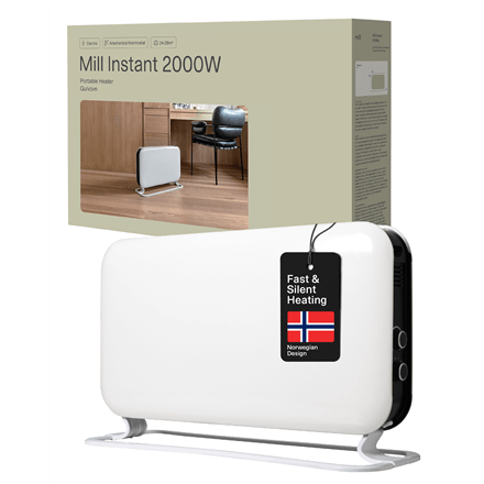 Конвектор Mill SG2000MEC, 2000 Вт, механический термостат, белый