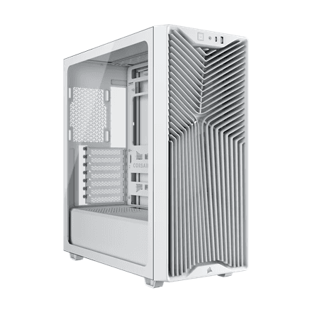 Corsair 3200D RS mid-tower PC case, white