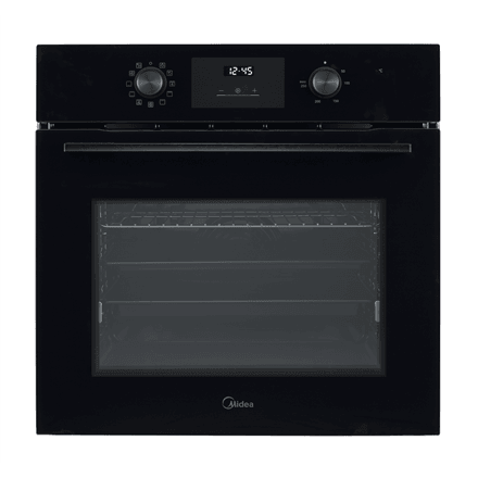 Midea MBO65M80M1-BK Oven, Built-in, Electric, Width 59.5 cm, Touch Display, Black | Midea