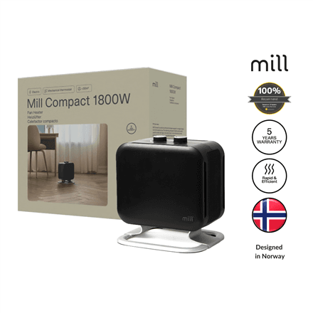 Тепловентилятор Mill CUS1800MECBA, чёрный