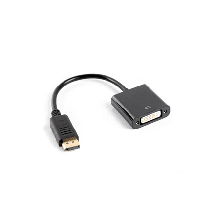 Переходник DisplayPort – DVI-I Lanberg Dual Link, DP 1.2, AD-0007-BK