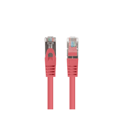 Патч-корды Lanberg CAT6 FTP, 0,5 м, 10 шт., красные