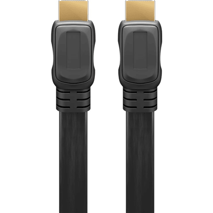Goobay 61279 flat HDMI cable, 4K 60 Hz, 2 m