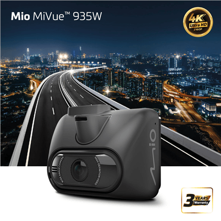 Pardakaamera Mio MiVue 935W, 4K, GPS, Wi-Fi, 2,7" ekraan