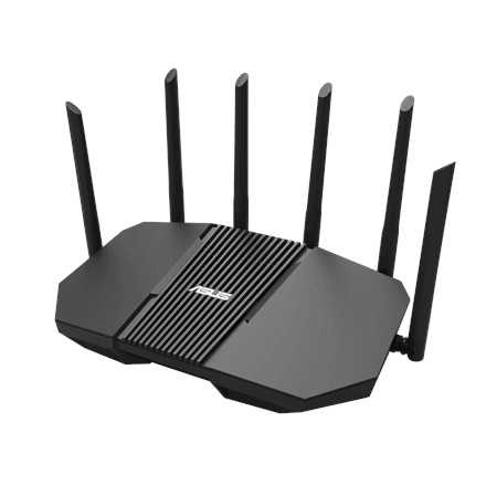 Asus | BE9400 Tri-band WiFi 7 AiMesh Extendable Router | RT-BE90U | 802.11be | Ethernet LAN (RJ-45) ports 3 | Mesh Support Yes | MU-MiMO No | 4G/5G | Antenna type External