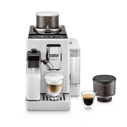De'Longhi Rivelia EXAM440.55.W bean-to-cup coffee machine, 19 bar, 1.4 l tank